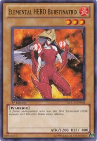 Elemental HERO Burstinatrix LCGX-EN003 card from Legendary Collection 2