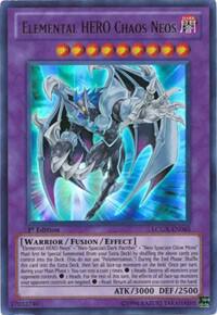 Elemental HERO Chaos Neos LCGX-EN065 card from Legendary Collection 2