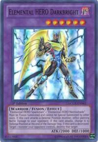Elemental HERO Darkbright LCGX-EN063 card from Legendary Collection 2