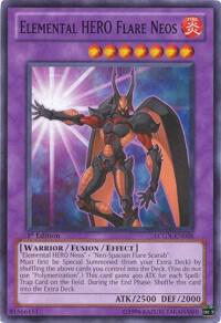 Elemental HERO Flare Neos LCGX-EN058 card from Legendary Collection 2