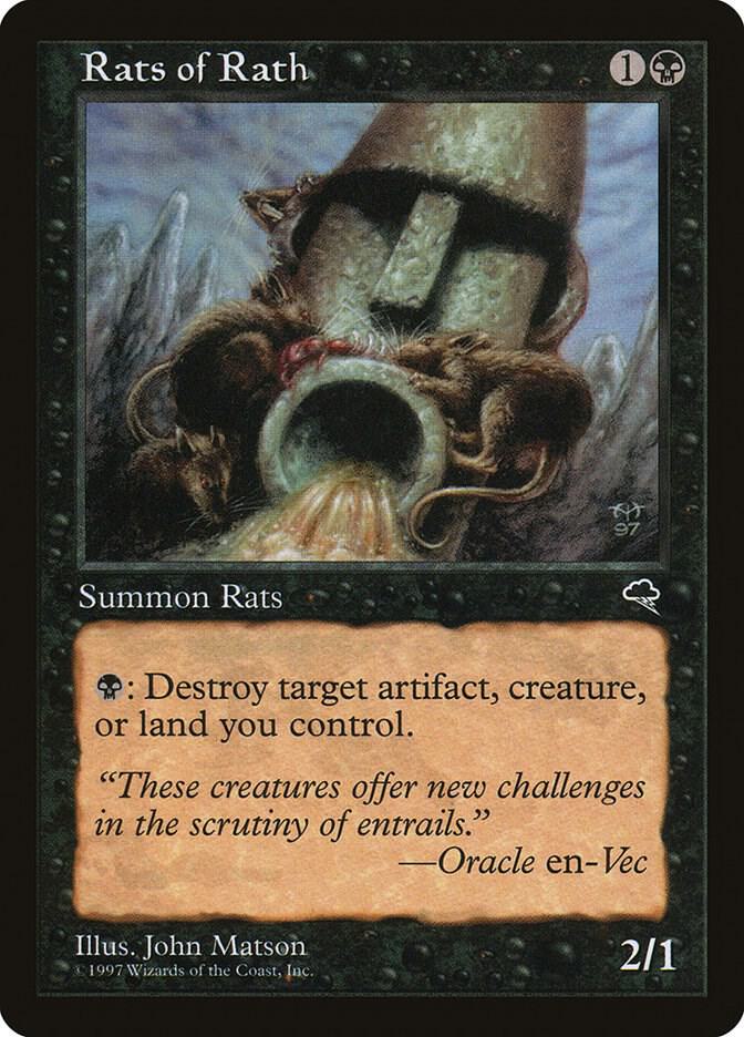 Rats of Rath 150 card from Tempest