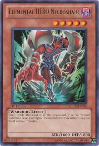 Elemental HERO Necroshade LCGX-EN015 card from Legendary Collection 2