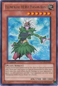 Elemental HERO Poison Rose LCGX-EN036 card from Legendary Collection 2