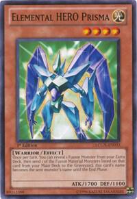 Elemental HERO Prisma LCGX-EN033 card from Legendary Collection 2