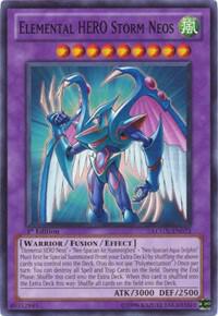 Elemental HERO Storm Neos LCGX-EN073 card from Legendary Collection 2
