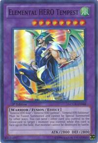 Elemental HERO Tempest LCGX-EN048 card from Legendary Collection 2