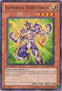 Elemental HERO Voltic LCGX-EN039 card from Legendary Collection 2