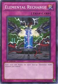 Elemental Recharge LCGX-EN115 card from Legendary Collection 2