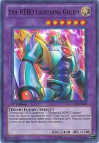 Evil HERO Lightning Golem LCGX-EN068 card from Legendary Collection 2
