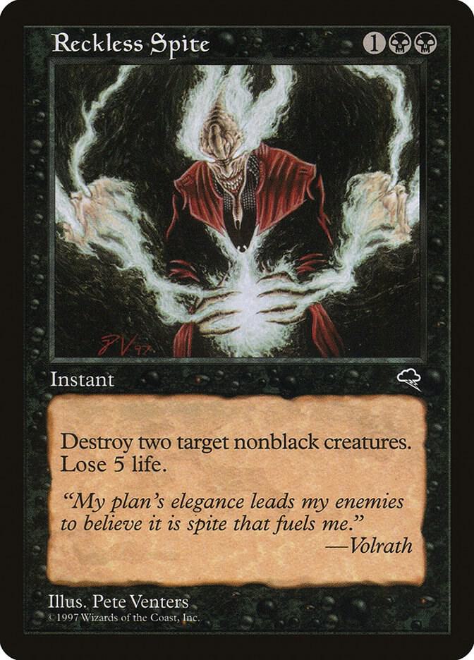 Reckless Spite 152 card from Tempest