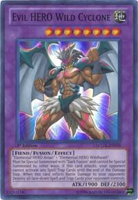 Evil HERO Wild Cyclone LCGX-EN070 card from Legendary Collection 2