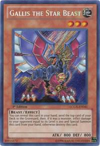 Gallis the Star Beast LCGX-EN041 card from Legendary Collection 2