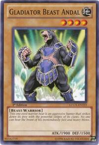 Gladiator Beast Andal LCGX-EN223 card from Legendary Collection 2