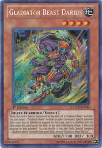 Gladiator Beast Darius LCGX-EN244 card from Legendary Collection 2