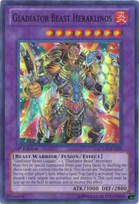 Gladiator Beast Heraklinos LCGX-EN253 card from Legendary Collection 2