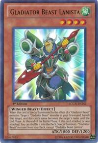 Gladiator Beast Lanista LCGX-EN252 card from Legendary Collection 2