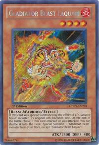 Gladiator Beast Laquari LCGX-EN238 card from Legendary Collection 2