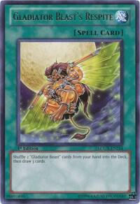 Gladiator Beast's Respite LCGX-EN254 card from Legendary Collection 2