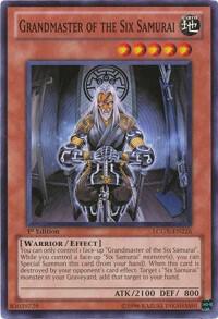 Grandmaster of the Six Samurai LCGX-EN226 card from Legendary Collection 2