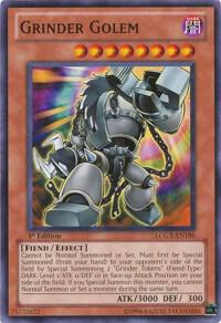 Grinder Golem LCGX-EN196 card from Legendary Collection 2