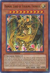 Hamon, Lord of Striking Thunder LC02-EN002 card from Legendary Collection 2