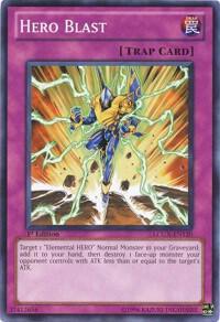 Hero Blast LCGX-EN120 card from Legendary Collection 2