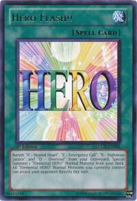 Hero Flash!! LCGX-EN092 card from Legendary Collection 2