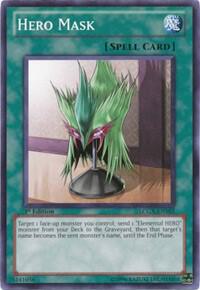 Hero Mask LCGX-EN103 card from Legendary Collection 2
