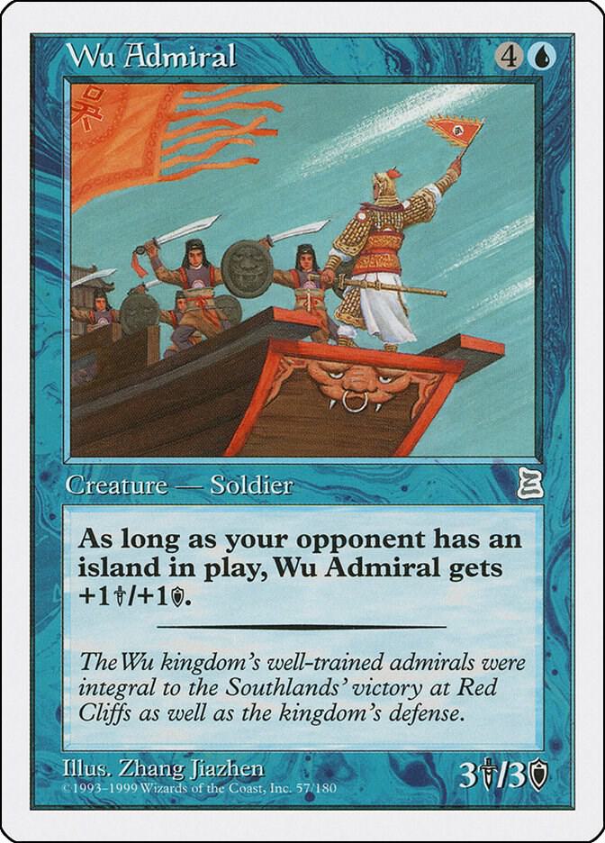 Wu Admiral 57 card from Portal Three Kingdoms