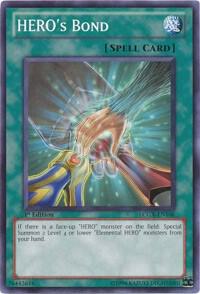 HERO'S Bond LCGX-EN106 card from Legendary Collection 2