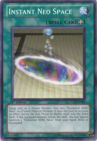 Instant Neo Space LCGX-EN102 card from Legendary Collection 2