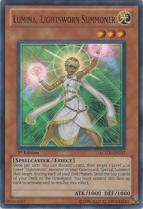 Lumina, Lightsworn Summoner LCGX-EN247 card from Legendary Collection 2