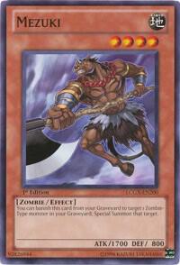 Mezuki LCGX-EN200 card from Legendary Collection 2