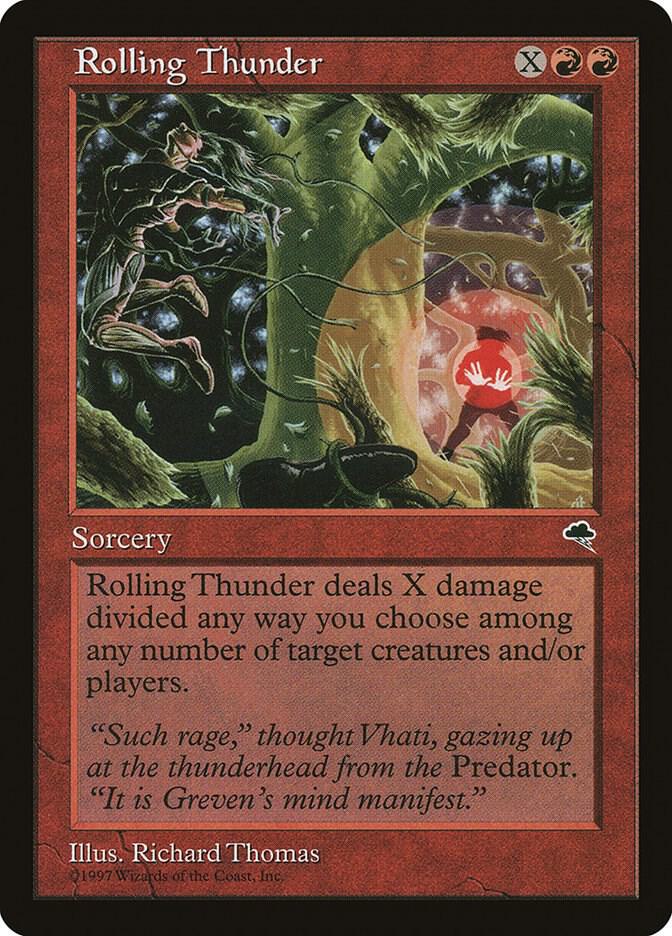 Rolling Thunder 198 card from Tempest