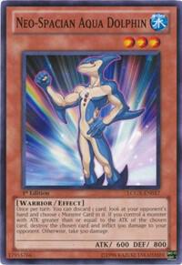 Neo-Spacian Aqua Dolphin LCGX-EN017 card from Legendary Collection 2