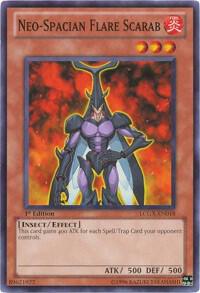 Neo-Spacian Flare Scarab LCGX-EN018 card from Legendary Collection 2
