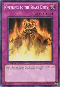 Offering to the Snake Deity LCGX-EN221 card from Legendary Collection 2