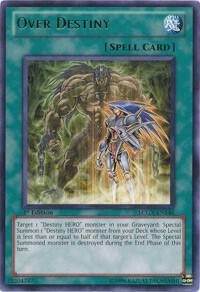 Over Destiny LCGX-EN146 card from Legendary Collection 2