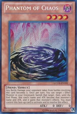 Phantom of Chaos LCGX-EN193 card from Legendary Collection 2