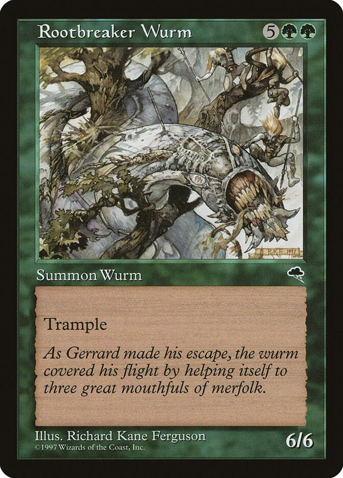 Rootbreaker Wurm 251 card from Tempest
