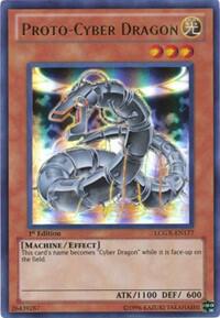 Proto-Cyber Dragon LCGX-EN177 card from Legendary Collection 2