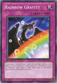 Rainbow Gravity LCGX-EN174 card from Legendary Collection 2