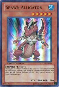 Spawn Alligator LC02-EN009 card from Legendary Collection 2