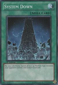 System Down LCGX-EN213 card from Legendary Collection 2