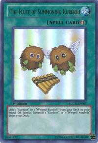 The Flute of Summoning Kuriboh LCGX-EN087 card from Legendary Collection 2