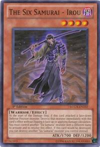 The Six Samurai - Irou LCGX-EN232 card from Legendary Collection 2