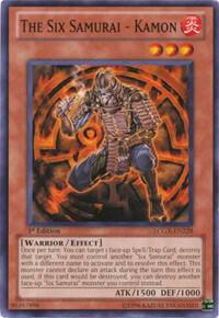 The Six Samurai - Kamon LCGX-EN228 card from Legendary Collection 2
