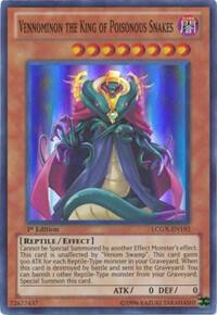 Vennominon the King of Poisonous Snakes LCGX-EN192 card from Legendary Collection 2