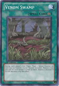 Venom Swamp LCGX-EN216 card from Legendary Collection 2