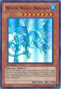 White Night Dragon LCGX-EN205 card from Legendary Collection 2
